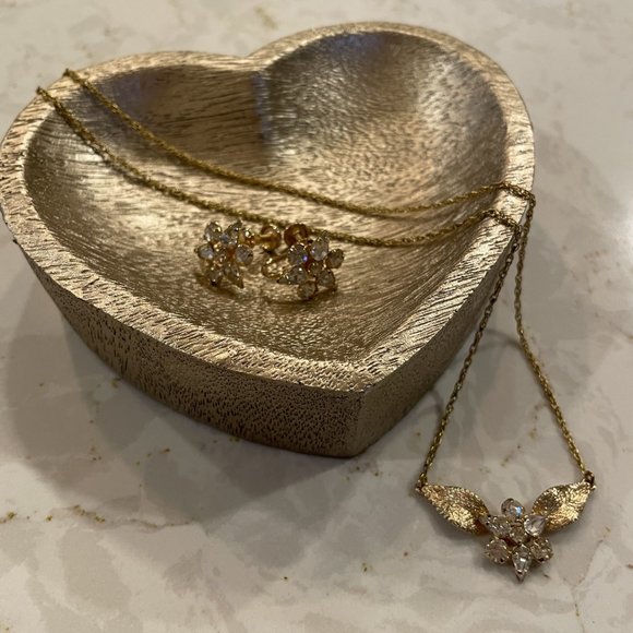 Vintage Rhinestone STAR-ART Jewelry Set 12K GF - Picture 2 of 5